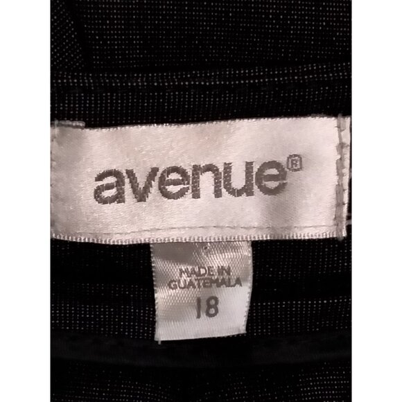 Avenue Womens Gray Size 18 Pleated Side Pocket Capri Cropped Slacks - Picture 6 of 7